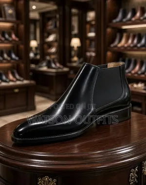 Viatu vya Kiume vya Clarks vya Ngozi Mid-Cut - Vazi la Fashion