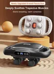 6-Head Fascia Massage Gun - 9 Speed Deep Tissue with Red Light Therapy - 5