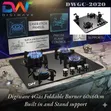 Digiwave 4-Gas Foldable Burner - 1