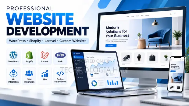 Custom Website Development | Business & E-Commerce - 1