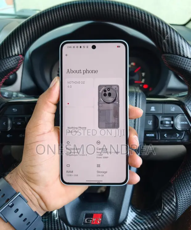 Nothing Phone 3a Pro 256GB Mpya Nyeupe - 1