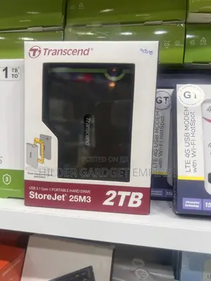 2TB Transcend External Hard Drive Portable