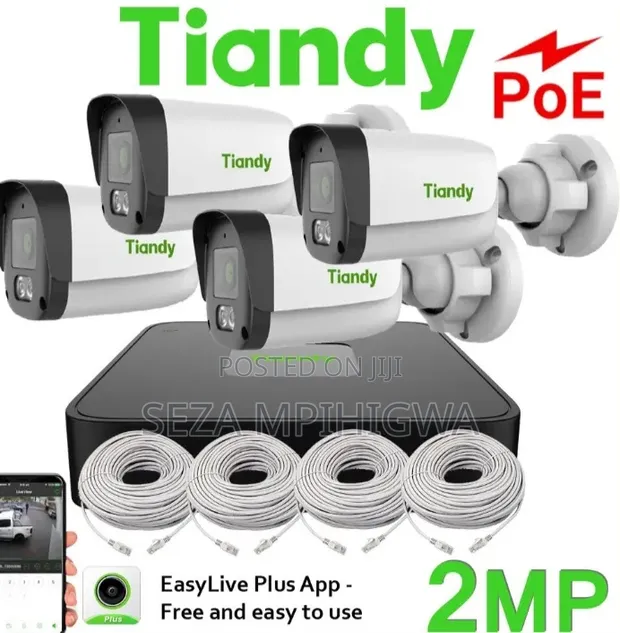 Tiandy Kamera za CCTV za PoE IP 4MP (2MP Resolution) - 1