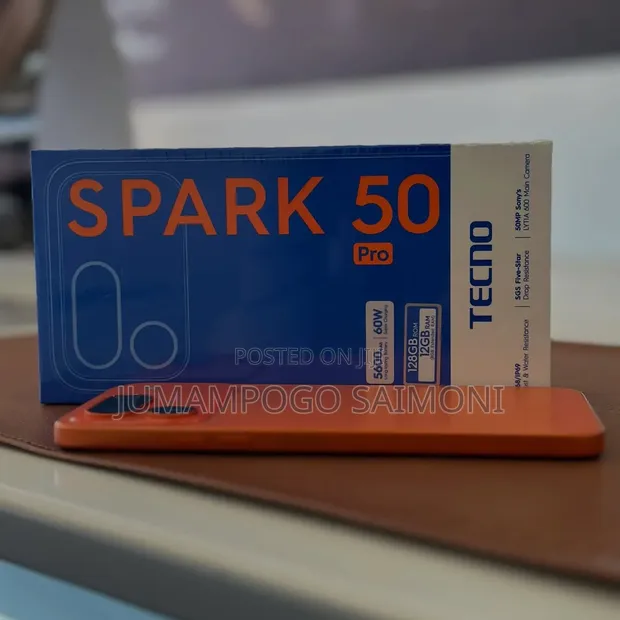 New Tecno Spark 50 Pro 256GB Orange - 1