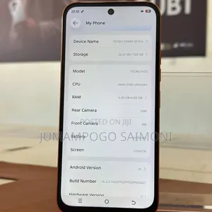 New Tecno Spark 50 Pro 256GB Orange