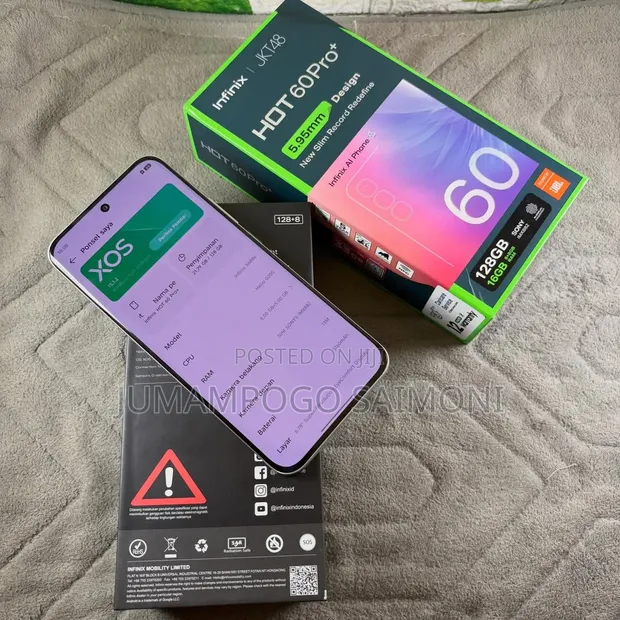 New Infinix Hot 60 Pro+ 256GB White - 1