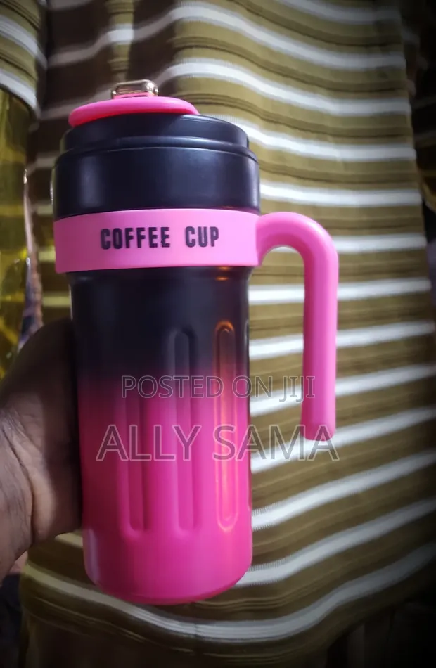 Wonder Cup Stainless Steel Vacuum Flask - Pink - 1