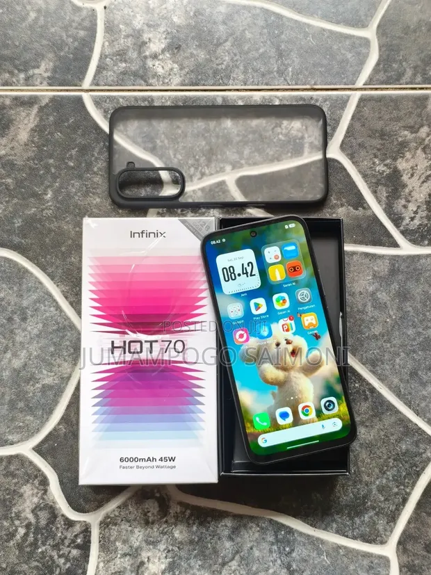 New Infinix Hot 70 Pro 5G+ 256GB Black - 1