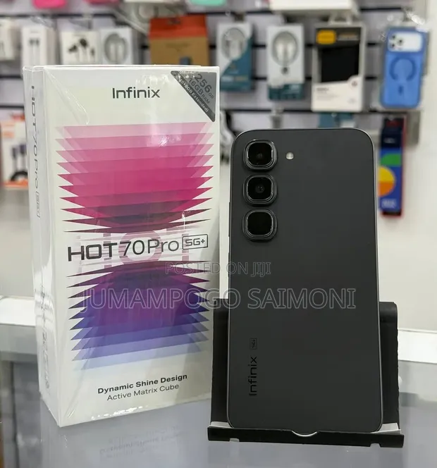 New Infinix Hot 70 Pro 256GB Black - 1