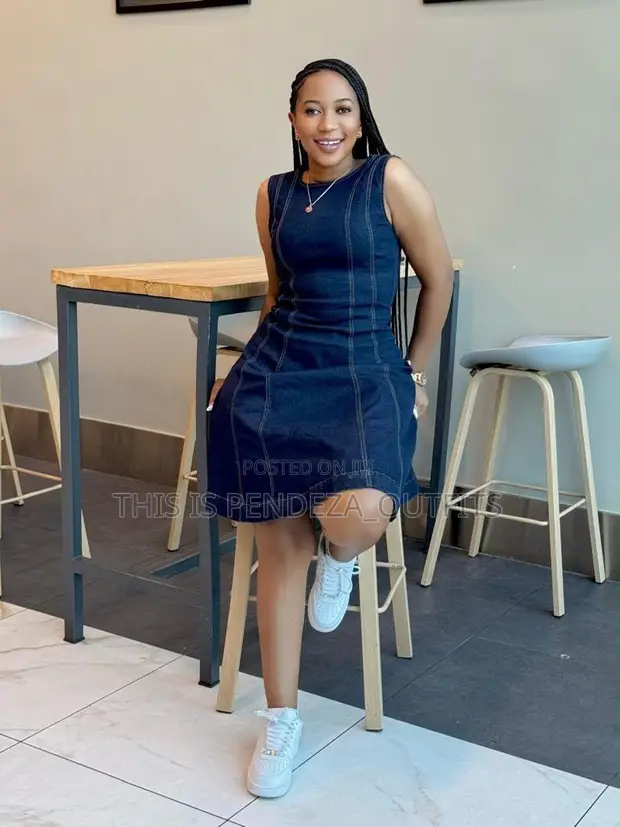 Women's Jeans Dress - Blue - 1