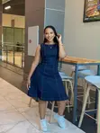 Women's Jeans Dress - Blue - 2