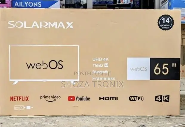 Solarmax N65 Smart TV 65-inch QLED - 1