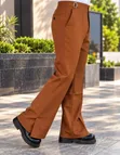 Suruali za Wanaume Brown Oversized - Mpya Kabisa - 1
