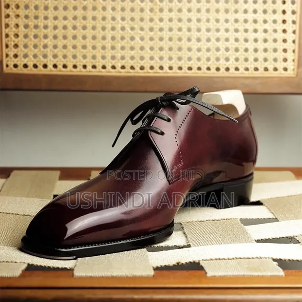 De Rossi Velaron Men's Leather Shoes - Made in Italy - 1