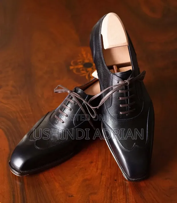 De Rossi Calvetti Men's Leather Shoes - Made in Italy - 1