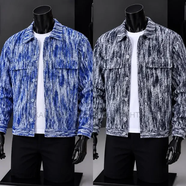 Abstract Patterned Button-Up Jacket - Giorgio Armani - 1
