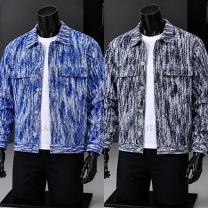 Abstract Patterned Button-Up Jacket - Giorgio Armani