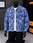 Abstract Patterned Button-Up Jacket - Giorgio Armani - 2