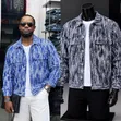 Abstract Patterned Button-Up Jacket - Giorgio Armani - 3