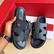De Rossi Velardo Men's Leather Sandals - Made in Italy - 2