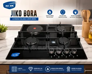 Mr UK Jiko la Gesi na Umeme la Plate 4