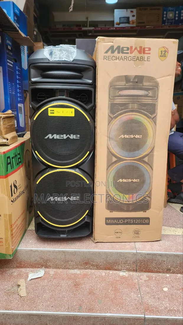 Mewe Rechargeable Party Speaker PTS 1201 DB - 1