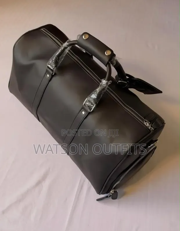 Genuine Leather Duffle Bags - Men's - 1
