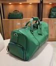 Genuine Leather Duffle Bags - Men's - 4