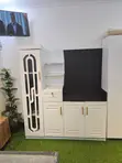 Kitchen Cabinet with 4 Doors and Double Plate Stove - 1