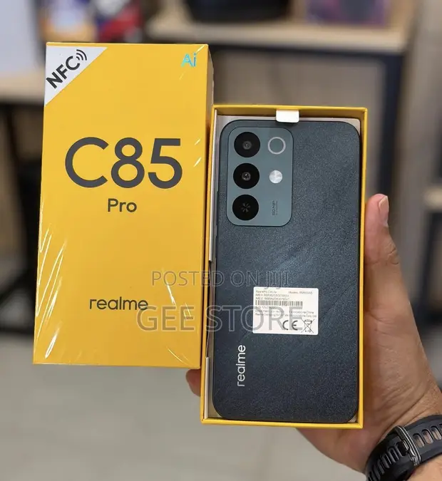 Realme C85 Pro 256GB Mpya Nyeusi - 1