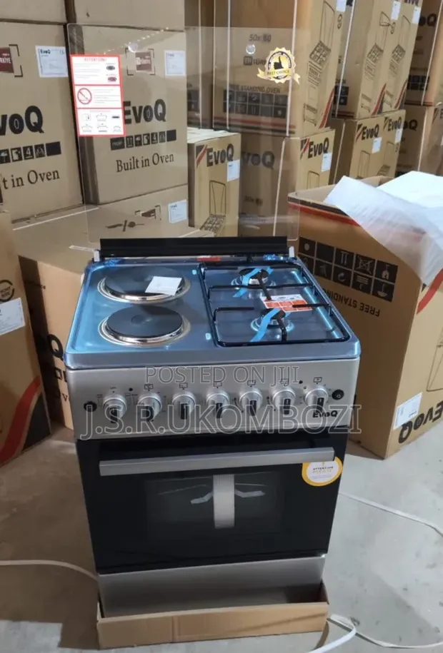 EvoQ 58" Free Standing Gas Cooker with Electric Oven & Grill - 1