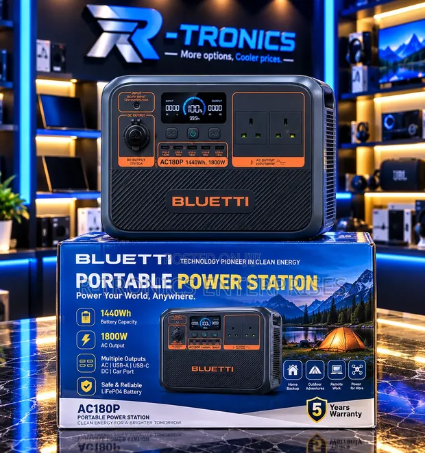 Bluetti AC180P Portable Power Station (1800W) - 1