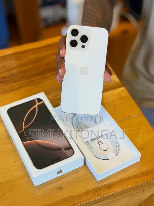 Apple iPhone 16 Pro Max 256GB Mpya Nyeupe - 1