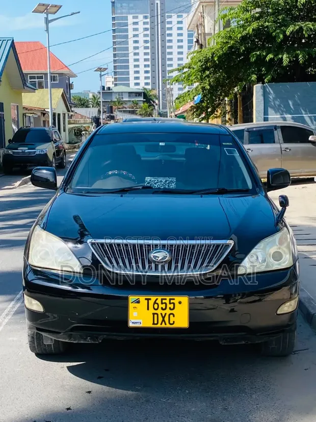 Toyota Harrier 2007 Nyeusi - 1