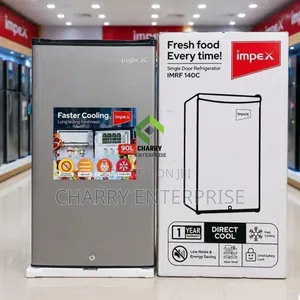 Impex Friji Mlango Mmoja 90L Freezer Juu