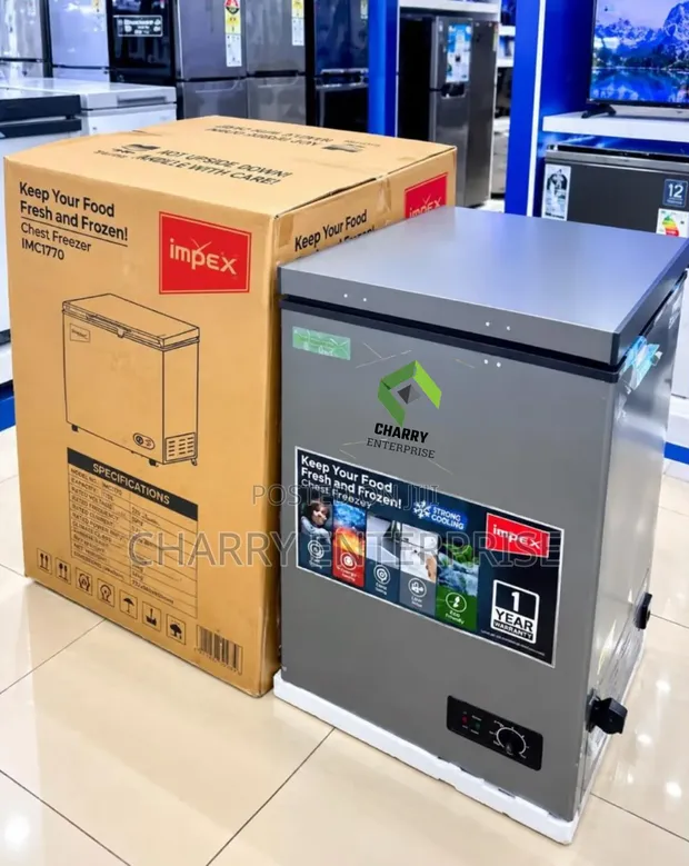 Impex Chest Freezer 100L - Hifadhi Kitu Chochote Bila Wasiwasi - 1