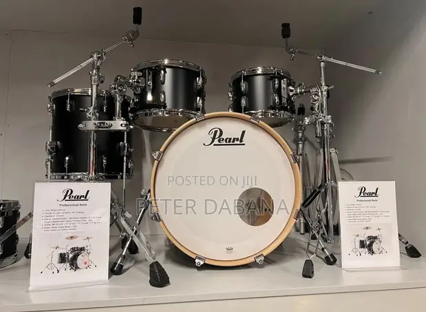 Pearl Drum Set ya Acoustic (Iliyotumika) - Imetengenezwa Ujerumani - 1