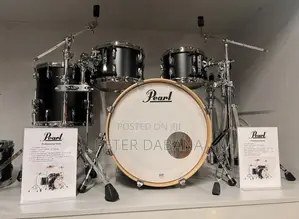 Pearl Drum Set ya Acoustic (Iliyotumika) - Imetengenezwa Ujerumani