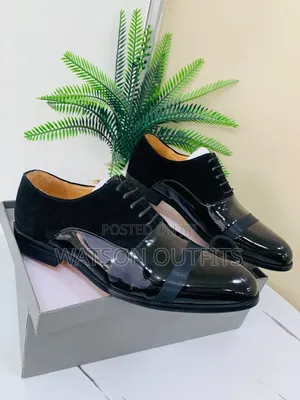 Men's Gucci Design Moccasins - Black Leather