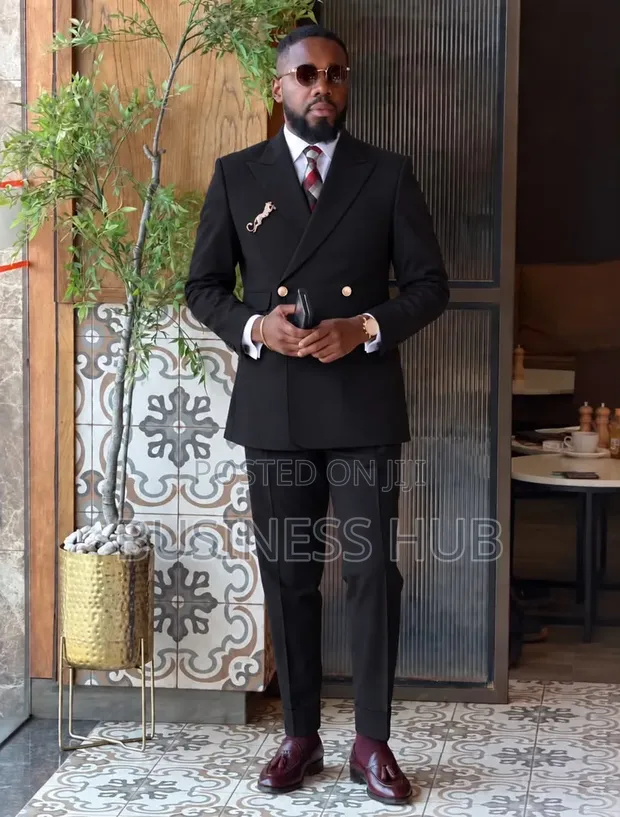 Marco Lorenzo Black Suit - Brand New - 1