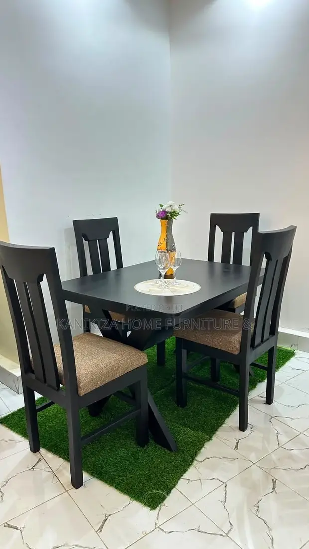 Woodstock Dining Set for 4 - Sturdy & Stylish - 1