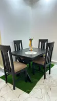 Woodstock Dining Set for 4 - Sturdy & Stylish - 1