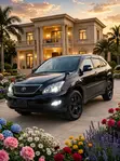 Toyota Harrier 2009 Black - 1