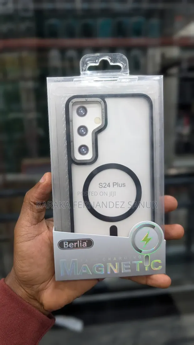 Berlia Magnetic MagSafe Back Case for iPhone & Samsung - 1
