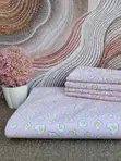 Beautiful Large Pure Cotton Bed Sheet (8x9) - 2