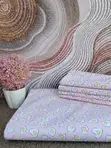 Beautiful Large Pure Cotton Bed Sheet (8x9) - 3