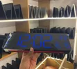 6678R Large RGB LED Digital Wall Alarm Clock (USB Wired) - 3