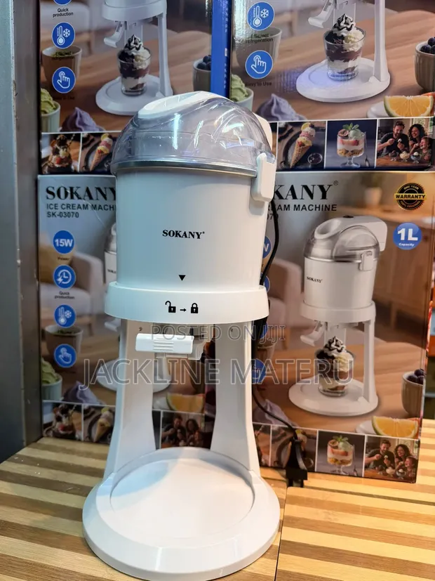Sokany Ice Cream Maker 1L - 1