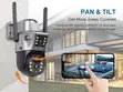 CCTV Solar Camera with Double Lens - 2