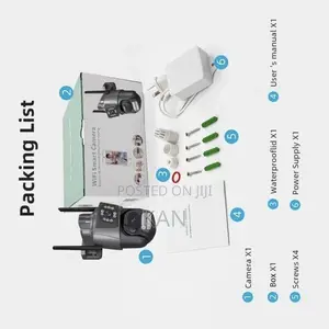 CCTV Camera - Lenzi Mbili, WiFi 4G, HD